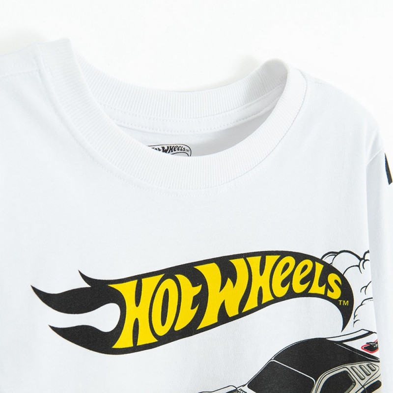 COOL CLUB MAJICA DUG RUKAV MATTEL HOT WHEELSWHITE