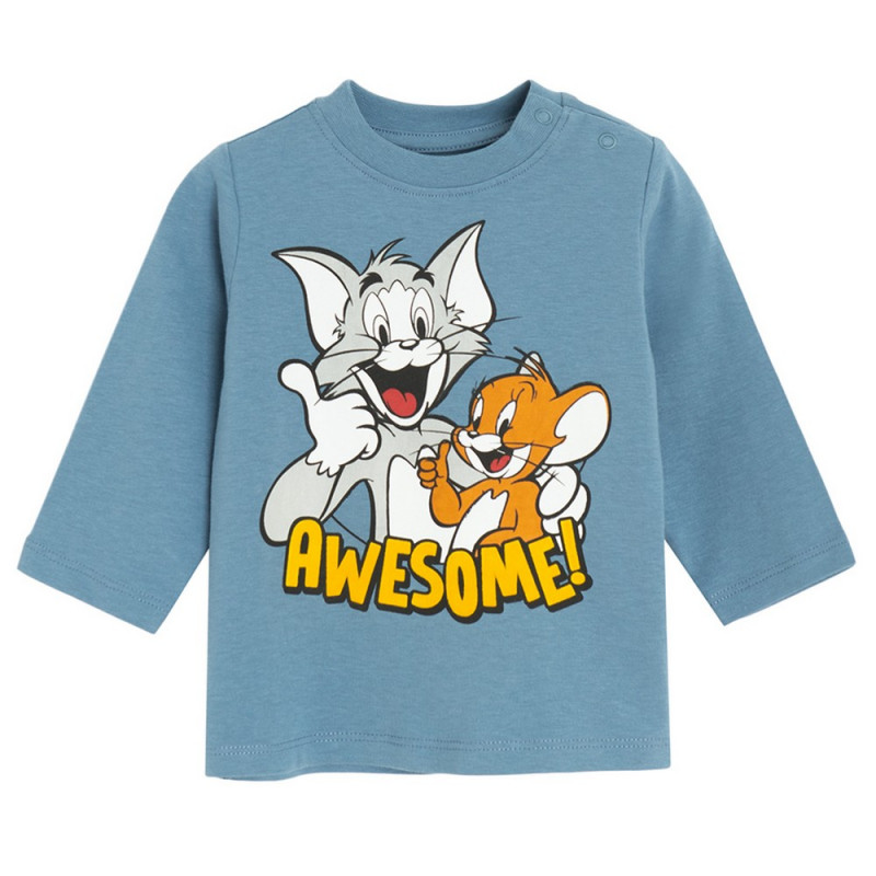 COOL CLUB TOM AND JERRY MAJICA DUG RUKAV BLUE