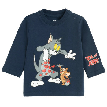 COOL CLUB TOM AND JERRY MAJICA DUG RUKAV NAVY BLUE 