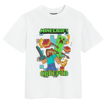 COOL CLUB MINECRAFT MAJICA KRATAK RUKAV WHITE 