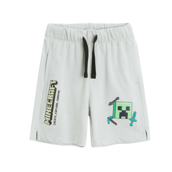 COOL CLUB MINECRAFT SORTS GREY MELANGE 