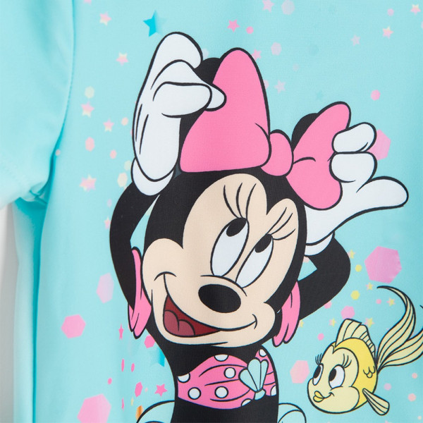 COOL CLUB KUPACI KOSTIM DVODELNI LIGHT TURQUOISE MINNIE MOUSE