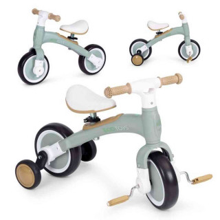 ECOTOYS BALANS BICIKL SA PEDALAMA I POMOĆNIM TOČKOVIMA 3U1 GREEN 
