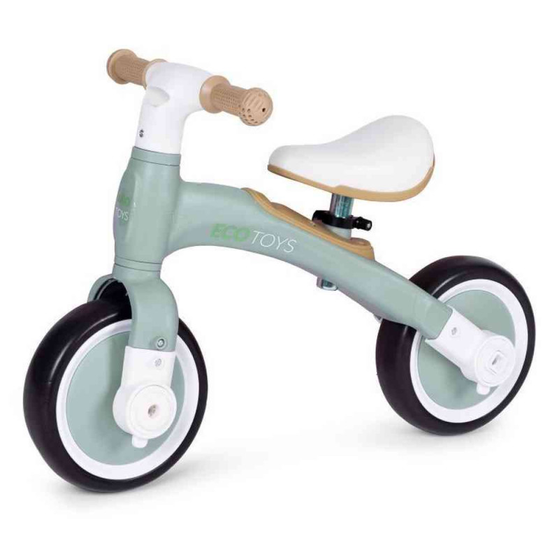 ECOTOYS BALANS BICIKL SA PEDALAMA I POMOĆNIM TOČKOVIMA 3U1 GREEN 