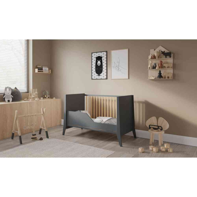 LETTINO COSMO KREVETAC 120X60 ANTRACIT PINE 