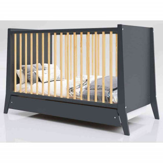 LETTINO COSMO KREVETAC 120X60 ANTRACIT PINE + FIOKA 