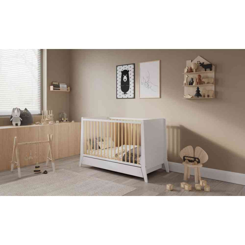 LETTINO COSMO KREVETAC 120X60 WHITE PINE + FIOKA 