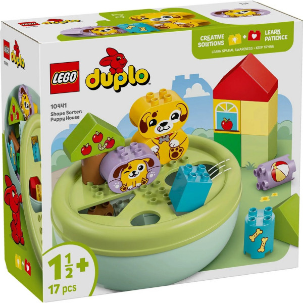 LEGO DUPLO SHAPE SORTER PUPPY HOUSE 