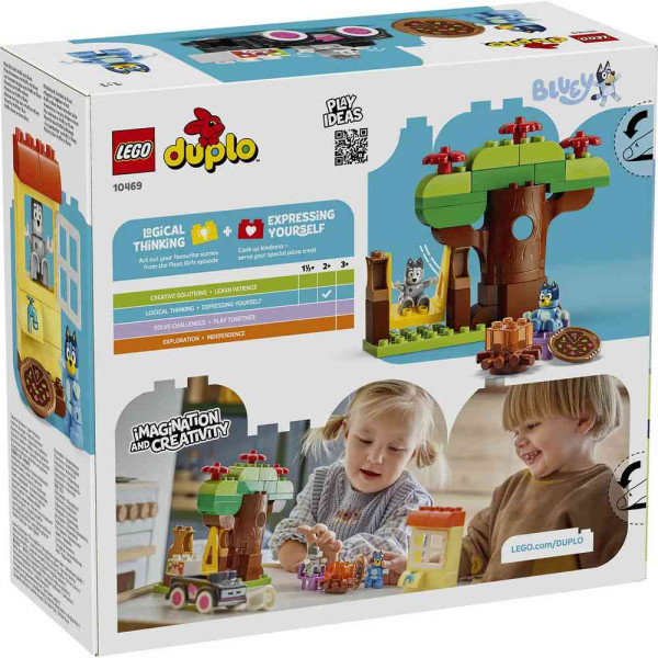 LEGO DUPLO BLUEY PIZZA GIRLS WITH MUFFIN AND 