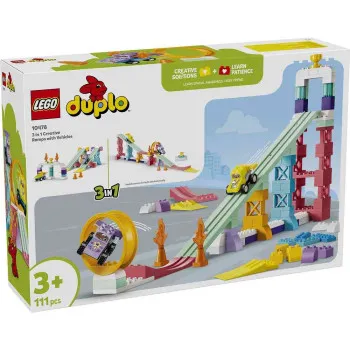 LEGO DUPLO TOWN 3 IN 1 CREATIVE RAMPS WITH V