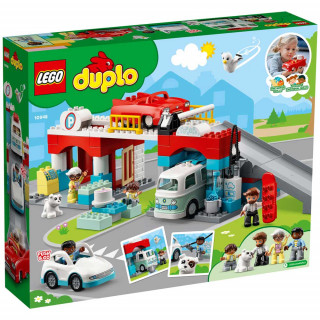 LEGO DUPLO TOWN PARKING GARAGE AND CAR WASH
