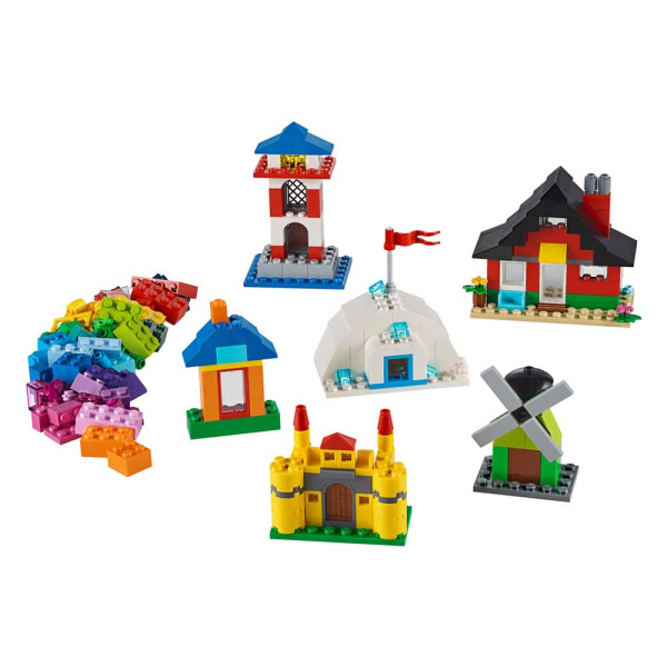LEGO CLASSIC BRICKS AND HOUSES 