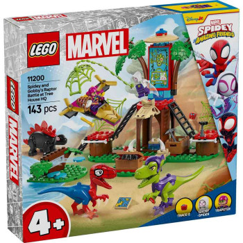 LEGO SPIDEY SPIDEY AND GOBBYS RAPTOR BATTLE AT TREE 