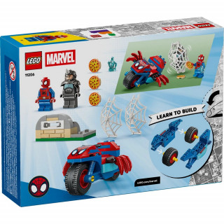 LEGO MARVEL SPIDEY ON HIS MOTORCYCLE VS ENEMY 