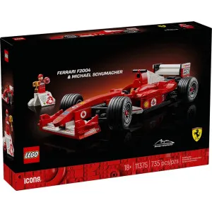 LEGO ICONS FERRARI F2004 & MICHAEL SCHUMACHER