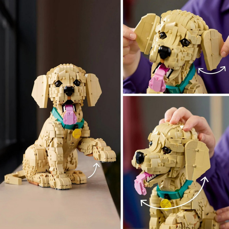 LEGO ICONS GOLDEN RETRIVER PUPPY 