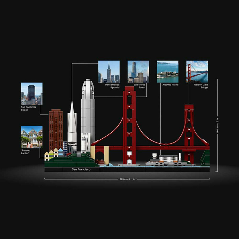 LEGO ARCHITECTURE SAN FRANCISCO