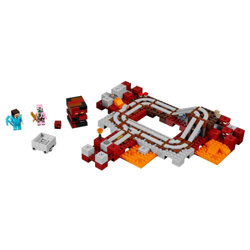 LEGO MINECRAFT THE NETHER RAILWAY