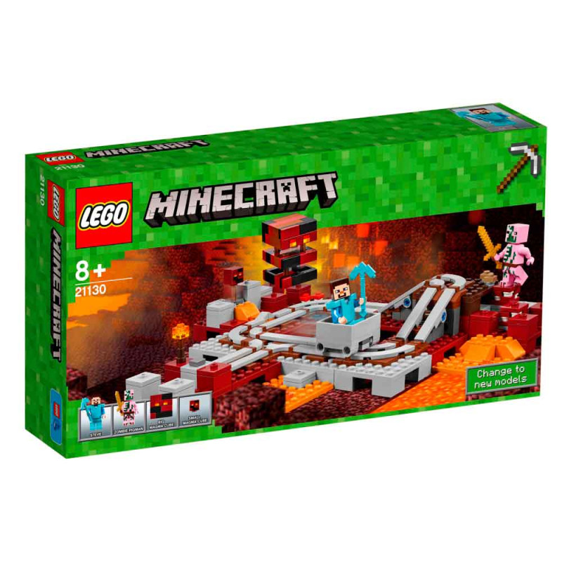 LEGO MINECRAFT THE NETHER RAILWAY