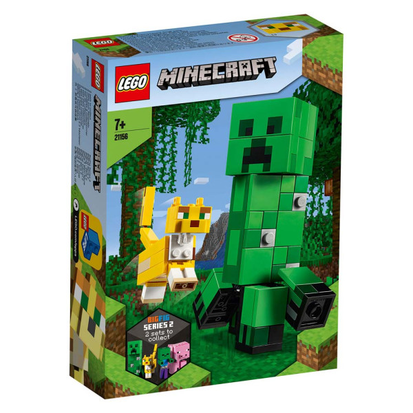 LEGO MINECRAFT BIGFIG CREEPER AND OCELOT 