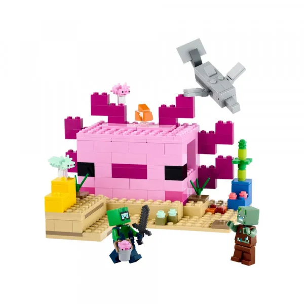 LEGO MINECRAFT THE AXOLOTL HOUSE 