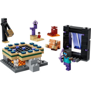 LEGO MINECRAFT NETHER  AND  END PORTAL JOURNEY 