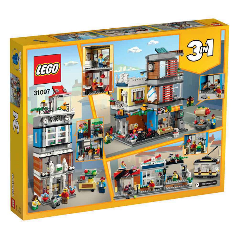 LEGO CREATOR TOWNHOUSE PET SHOP CAF