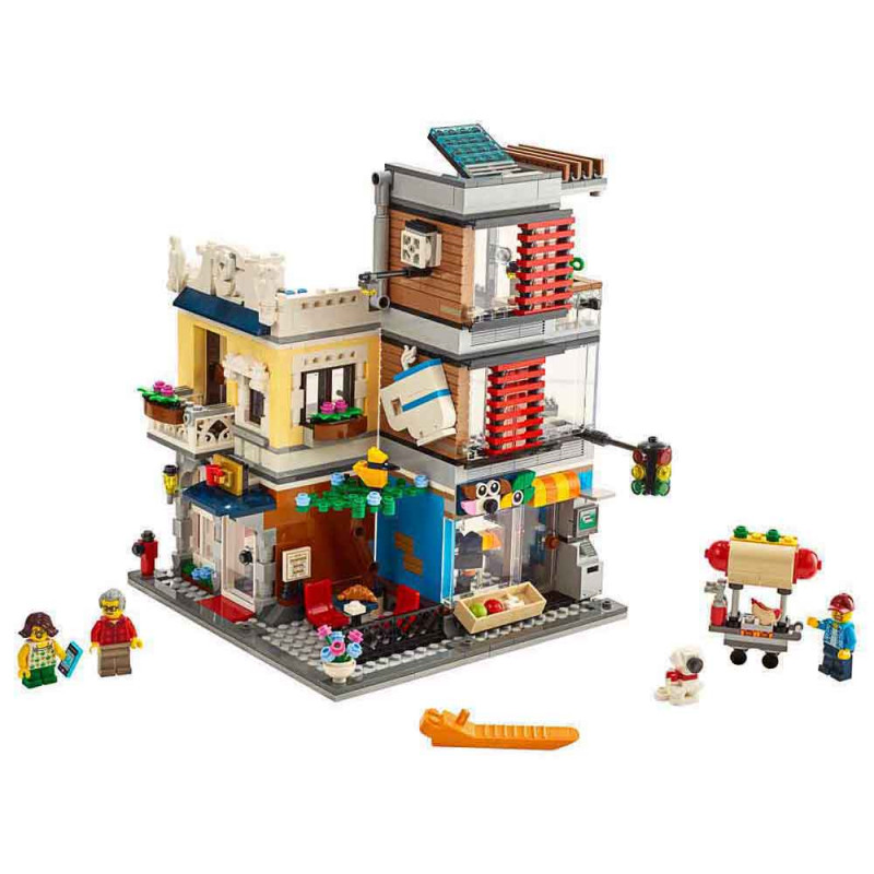 LEGO CREATOR TOWNHOUSE PET SHOP CAF