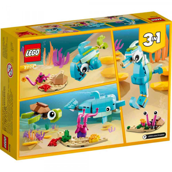 LEGO CREATOR DOLPHIN AND TURTLE