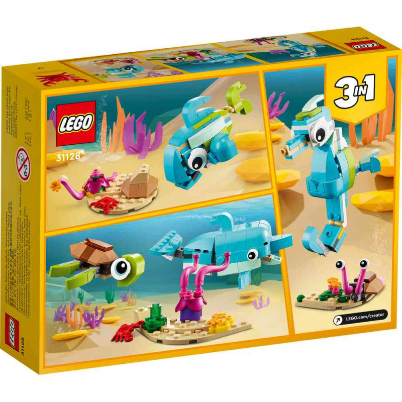 LEGO CREATOR DOLPHIN AND TURTLE
