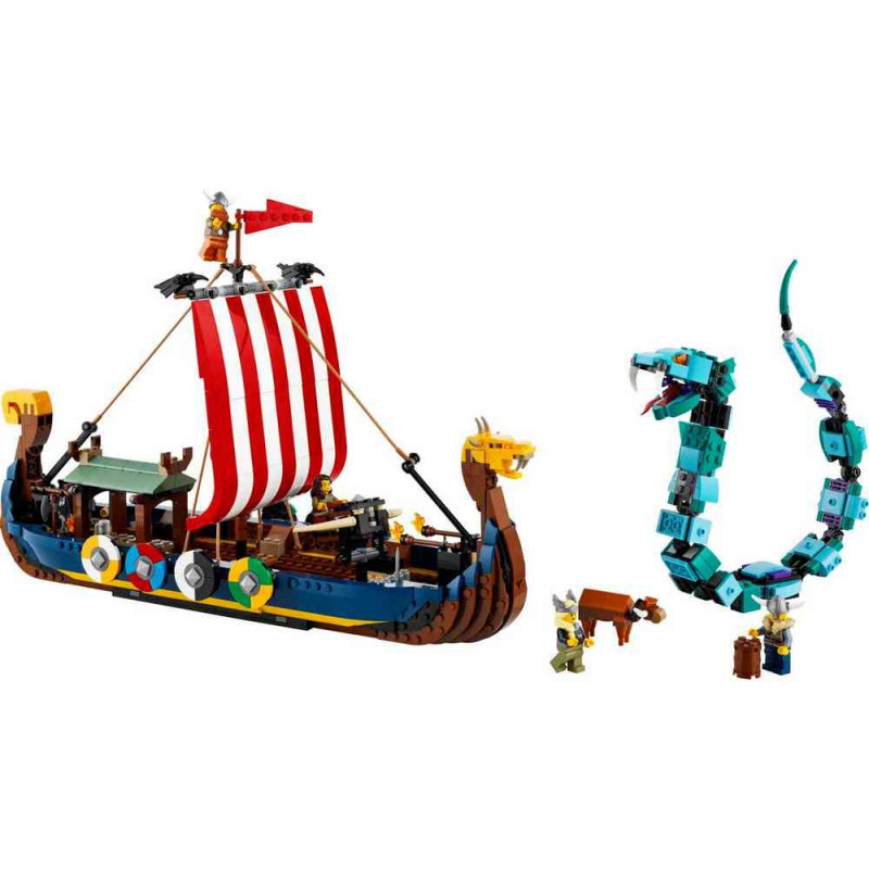 LEGO CREATOR VIKING SHIP AND THE MIDGARD SERPENT