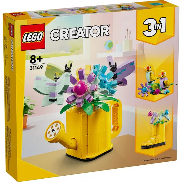 LEGO CREATOR FLOWERS IN WATERING CAN 