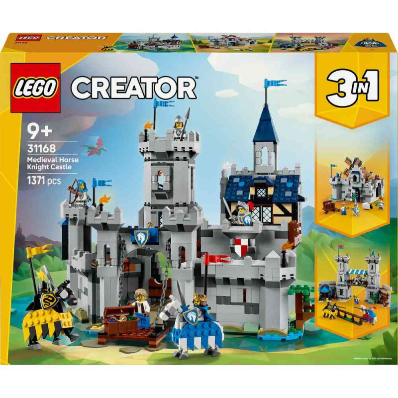 LEGO CREATOR MEDIEVAL HORSE KNIGHT CASTLE