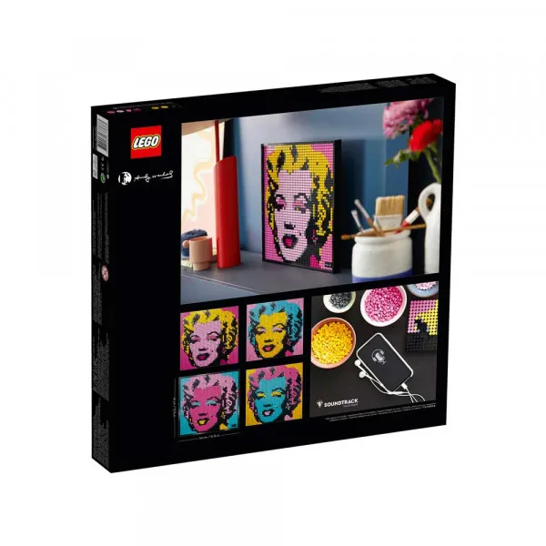 LEGO ART ANDY WARHOLS MARILYN MONROE 