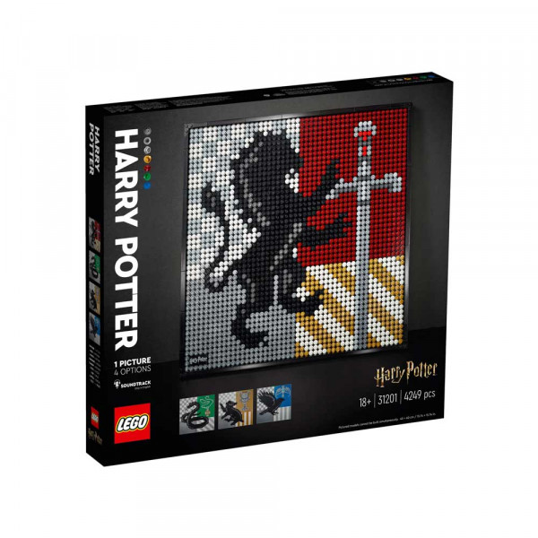 LEGO ART HARRY POTTER HOGWARTS CRESTS