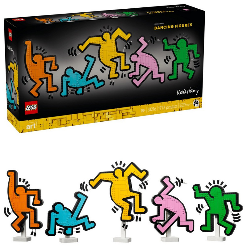 LEGO ART KEITH HARING – DANCING FIGURES 