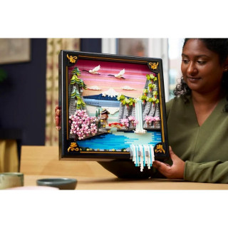 LEGO ART JAPANESE CHERRY BLOSSOM LANDSCAPE 