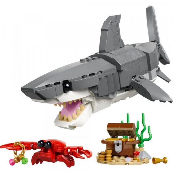 LEGO CREATOR FIERCE SHARK WITH A TREASURE 