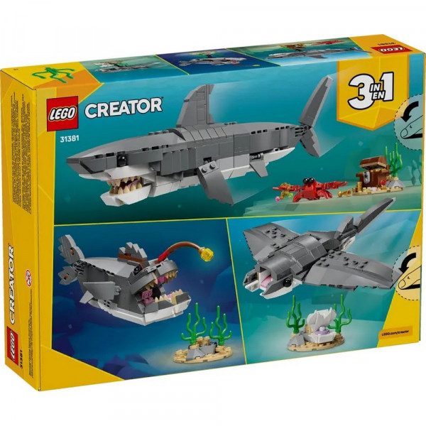 LEGO CREATOR FIERCE SHARK WITH A TREASURE 