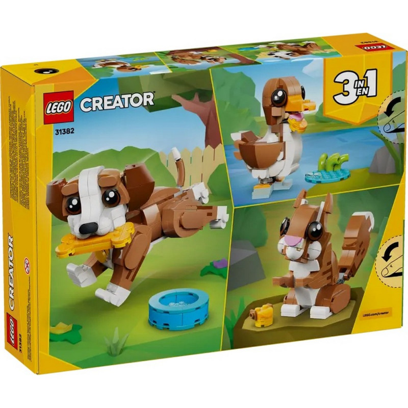 LEGO CREATOR CUTE ANIMALS PLAYFUL PUPPY 