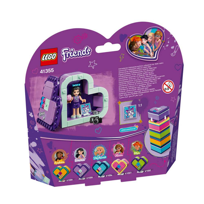 LEGO FRIENDS EMMA S HEART BOX