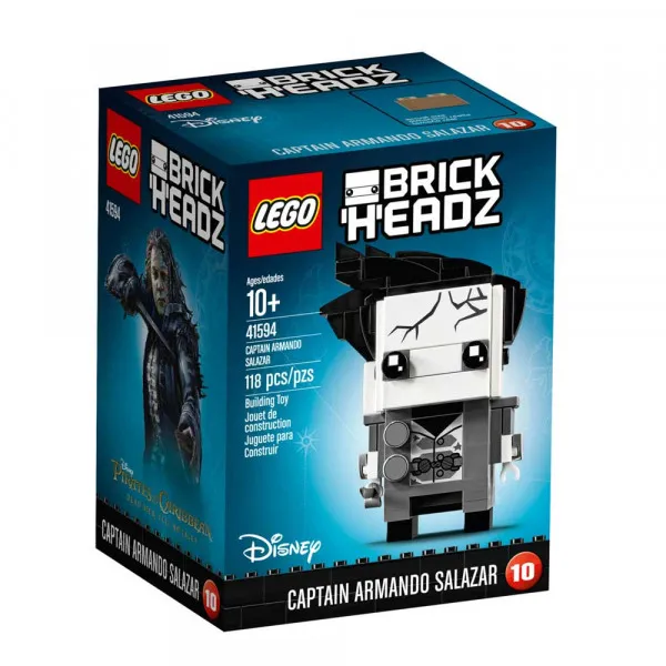 LEGO BRICK HEADZ CAPTAIN ARMANDO SALAZAR 