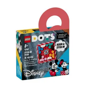 LEGO DOTS MICKEY MOUSE & MINNIE MOUSE STITCH-ON PATCH