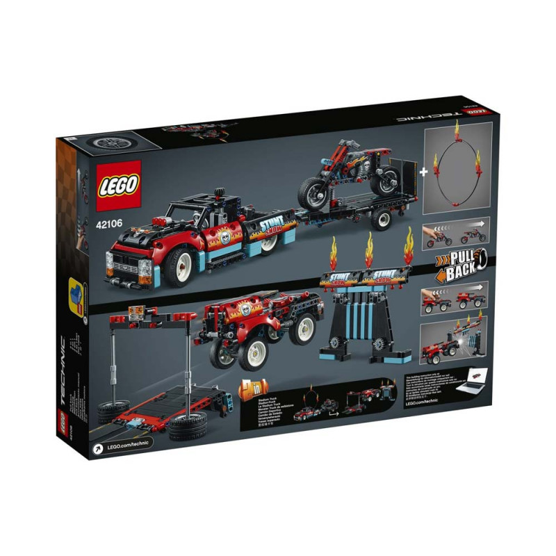 LEGO TECHNIC STUNT SHOW TRUCK BIKE