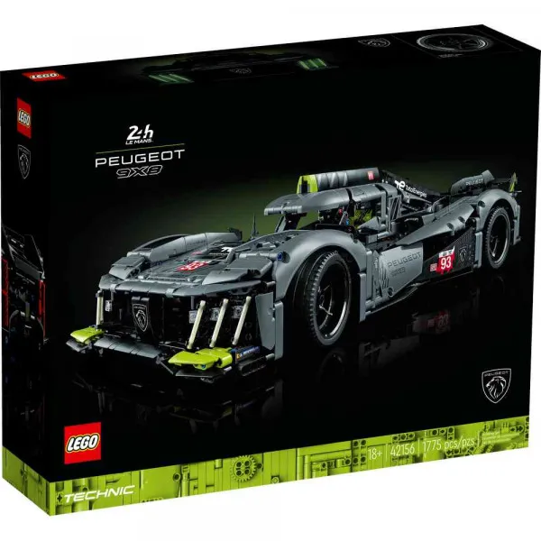 LEGO TECHNIC PEUGEOT 9X8 24H LE MANS HYBRID HYPERCAR 