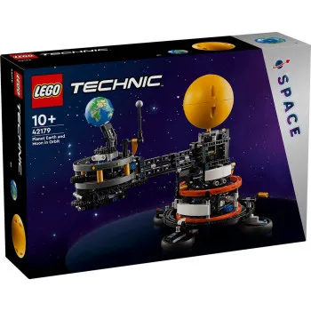 LEGO TECHNIC PLANET EARTH AND MOON IN ORBIT 