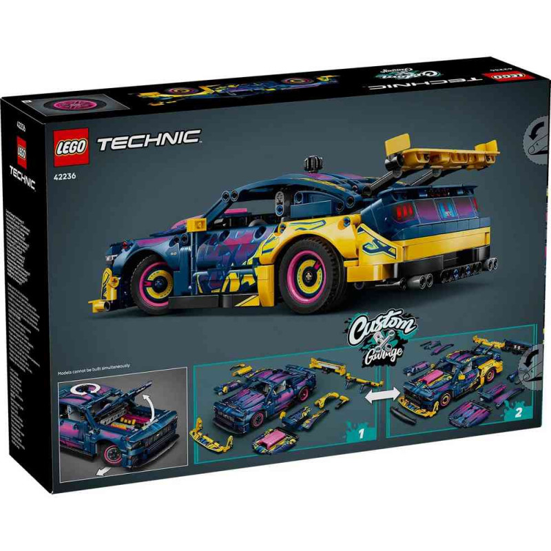 LEGO TECHNIC CUSTOM GARAGE FORD MUSTANG 