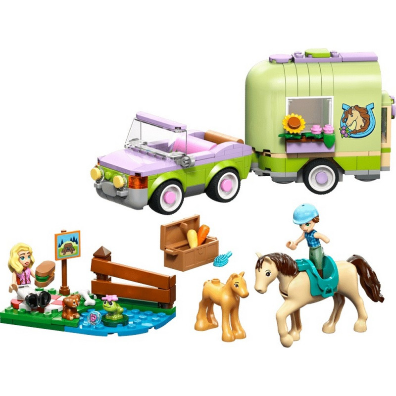 LEGO FRIENDS HORSE  AND  BABY FOAL TRAILER 