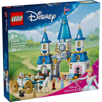 LEGO DISNEY PRINCESS CINDERELLAS CASTLE  AND  HORSE CARRIAGE 