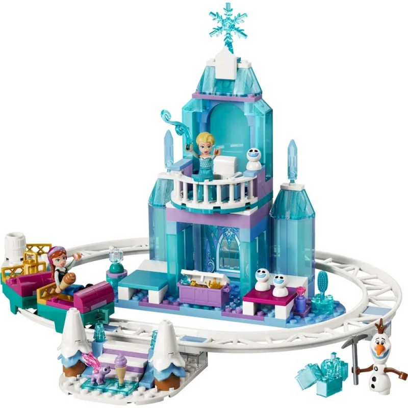 LEGO DISNEY PRINCESS ELZAS ICE CASTLE  AND  SNOW RIDE 